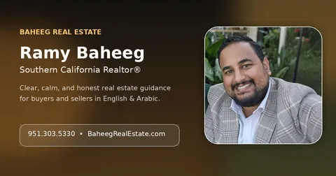 Ramy Baheeg, real estate agent in Banning
