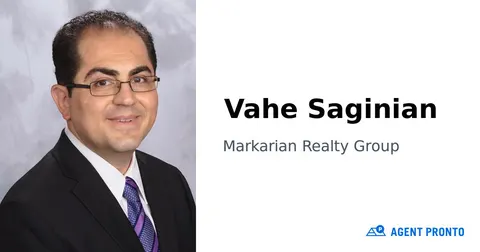 Vahe Saginian, real estate agent in Glendale