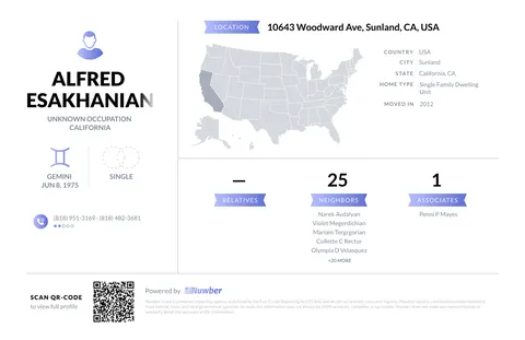 Alfred Esakhanian, real estate agent in Sunland