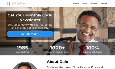 Dale Cheema, real estate agent in Irvine