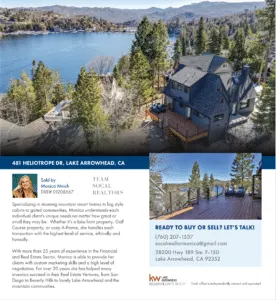 Monica Mnich, real estate agent in Lake Arrowhead