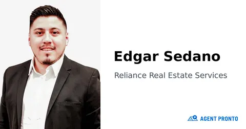 Edgar Sedano, real estate agent in Lake Elsinore