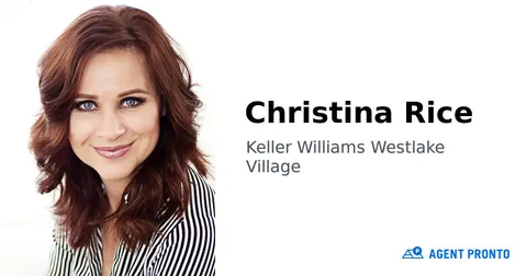 Christina Rice, real estate agent in Los Angeles