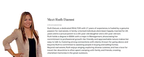 Ruth Daoust, real estate agent in Newberry Springs
